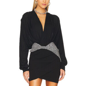 Iro 'Barba' Black Blouse Size S